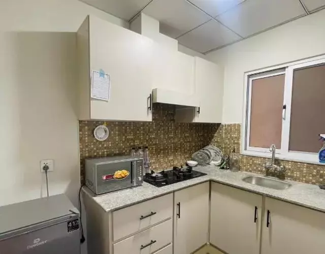 Doha emporium B-17 multi garden Islamabad 2 bad flate for rent
