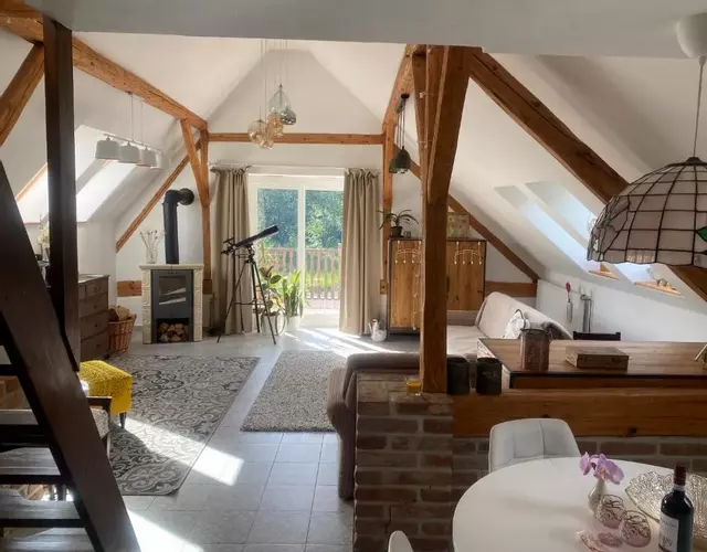 Podkrovní studio apartment pro 1-5 osob