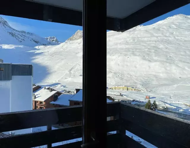 Cosy F2 Val Claret 6 couchages avec jolie vue sud ouest
