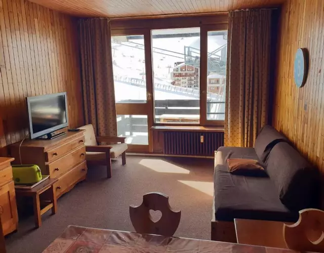 Studio au pied des pistes de ski, balcon sud - FR-1-449-32