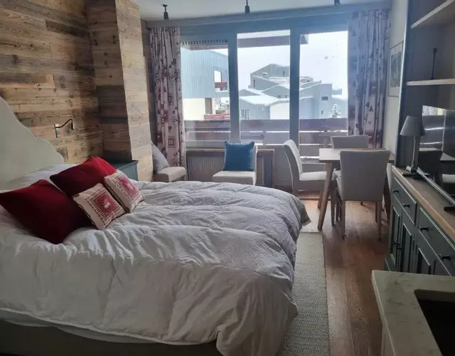 Studio cosy, balcon sud-ouest, Tignes, 2 pers, confortable - FR-1-449-192