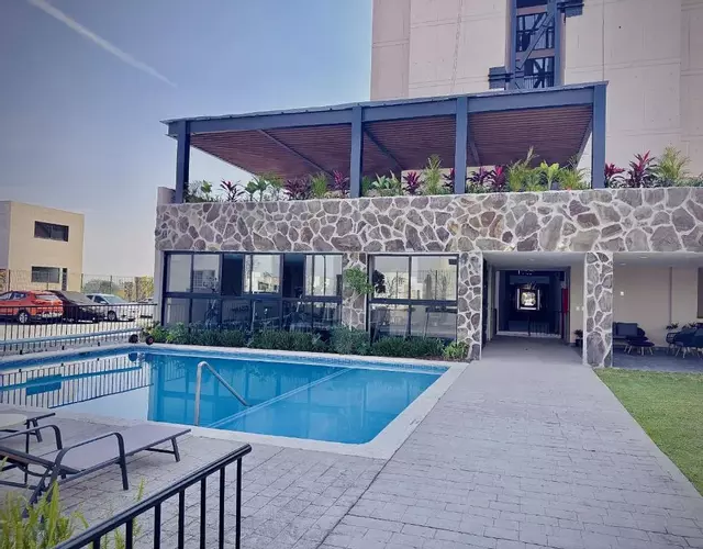 Departamento Completo con Terraza, Alberca y Gimnasio