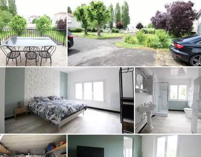 3 chambres - Très grand jardin privée - Terrasse Privée - Garage vélo et moto - Parking voiture privée dans la propriété - Géré par Presta-Zen'Services