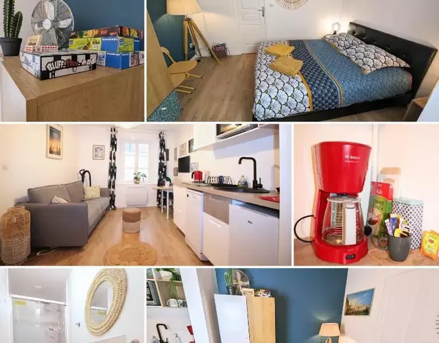 CHATEL - Centre Ville - 1 Lits - Canapé convertible - Chambre communicante - Parking Proche - Géré par PrestaZen'Services