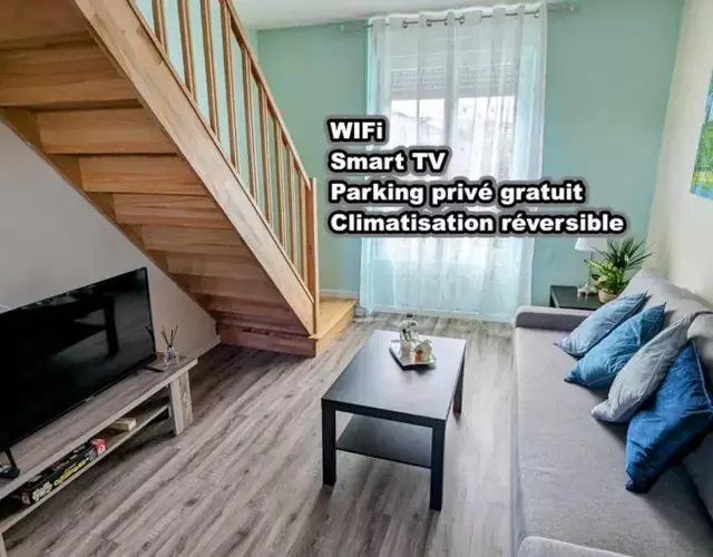 Les loges de Véro DUPLEX , appartement NEUF classé 3 étoiles - Garage vélo et moto - Parking Privé - 1 chambre et un canapé convertible - Géré par PrestaZen'Services