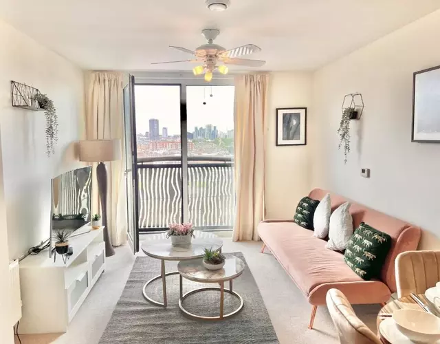 Central London skyline view highest floor service apartment