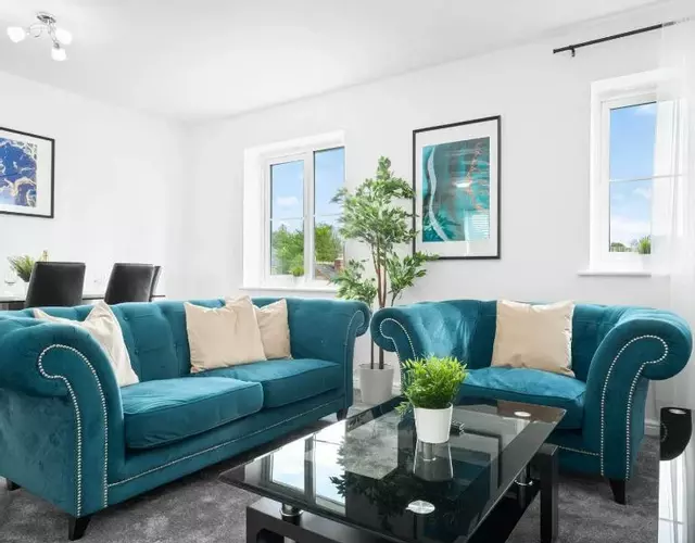 Stylish Two Bed Apartment - Parking - Netflix 39M