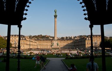 Generate a random place in Stuttgart