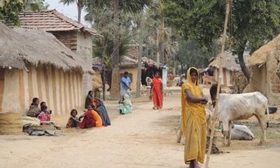 All Inclusive Tribal Village Walk with Visit to Taragram Project from Orchha