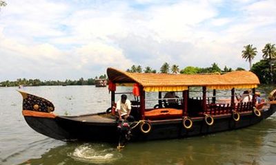 Kochi Private Tour: Kerala Backwater Shikara (Shaded Canoe Boat) Day Cruise