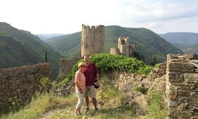 Half day tour to Lastours Castles. Private tour from Carcassonne and around.