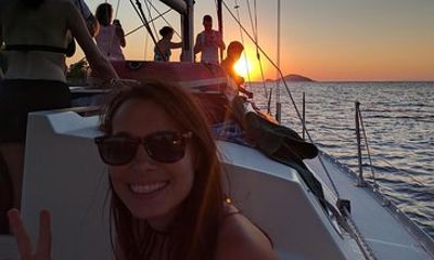 3 hours Neos Marmaras: Day or Sunset Sailing Tour Coves & Islands