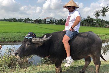 Hoi An Countryside - Buffalo Riding - Basket Boat Rowing