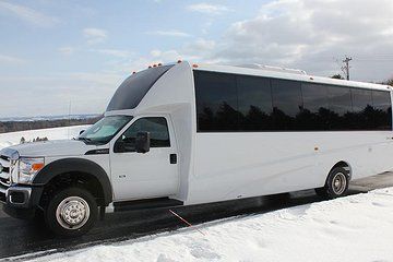 Private 28 passenger luxury bus Vancouver to Whistler