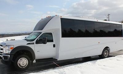 Private 28 passenger luxury bus Vancouver to Whistler