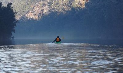 Wilderness kayak adventure with gourmet food