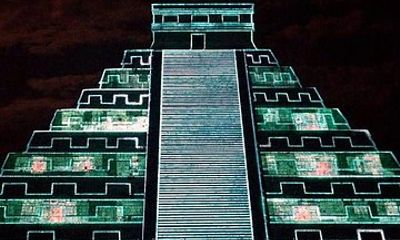 Chichén Itzá Night Light Show & Cenote from Playa del Carmen