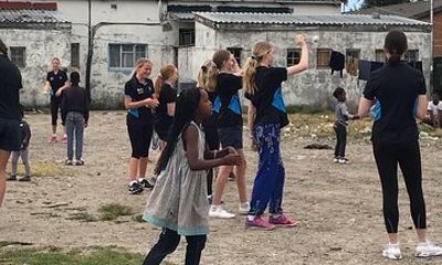 Walk and Play with children in Township