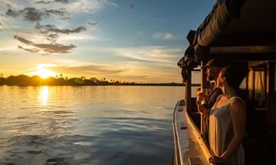 Sunset Cruise over Zambezi River from Victoria Falls