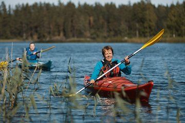 Lake kayaking trip
