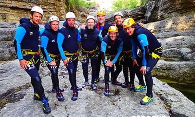 Canyoning in Almbach with a state-certified guide