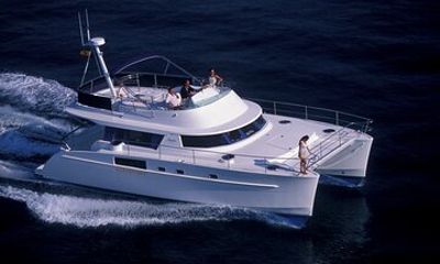 Private Santorini Cruise with Emily Power Cat Catamaran