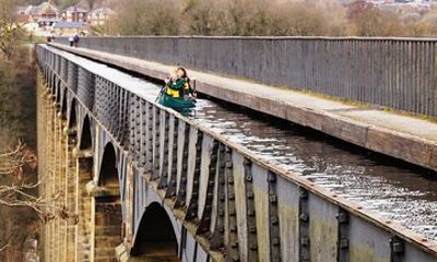 Canoe Trip Over the Pontcysyllte Aqueduct