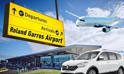 Airport transfer Reunion Roland Garros to/from West & South