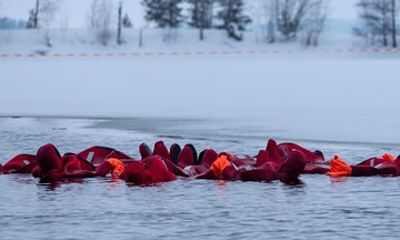 Dry-Suit Floating Experience in Lake Saimaa