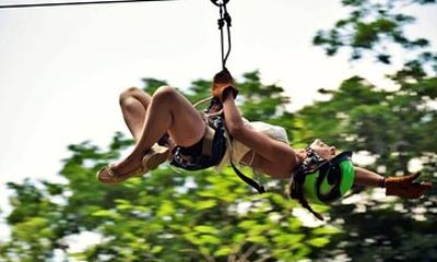 SINGLE ATV & Ziplines from Playa del Carmen