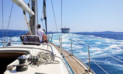 Split to Brac Half Day Sail with Swim Snacks and Wine