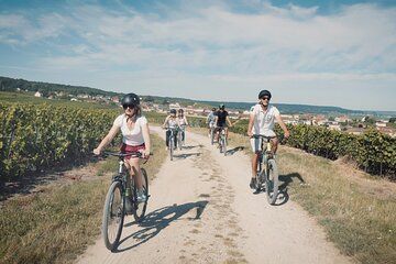 E-Bike ride through the vineyards with transportation from Reims