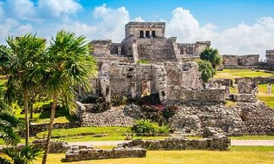 Explore Mayan Cliff Ruins in Tulum & Snorkeling in Xel Ha & Buffete & Open Bar