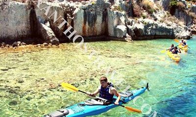 Sea Kayaking Over The Sunken City Of Kekova