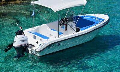 Full-Day Private Boat Rental in Tsilivi – No License Needed