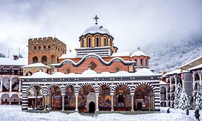 GPS&Audio Guided Winter Tour to Rila Monastery & Stob from Bansko