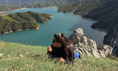 Incredible Lake Bovilla Hiking Tour With Private Transfer from Kruja