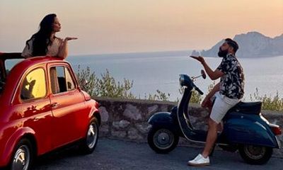Private Sunset Photo Tour with vintage Fiat 500