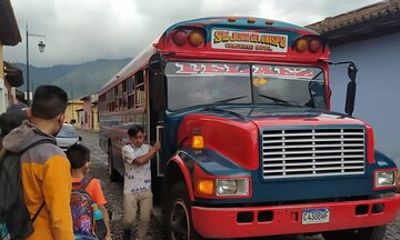 Chicken Bus Experience to San Juan del Obispo