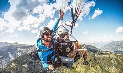 Private tandem flight Classic from the Schmittenhöhe in Zell am See