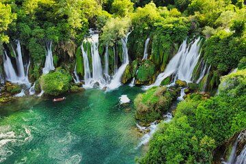 From Mostar: Kravice waterfalls, Blagaj, Fortica & Počitelj