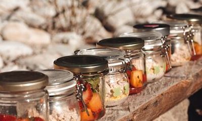 Forest bathing and nature breakfast