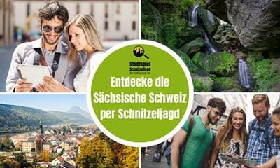 Through Bad Schandau / Saxon Switzerland by scavenger hunt
