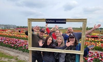 Small Group Bike Tour to Tulips Field in Lisse