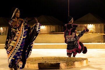 Blissful Half Day Sunset Camel Safari with Musical Evening