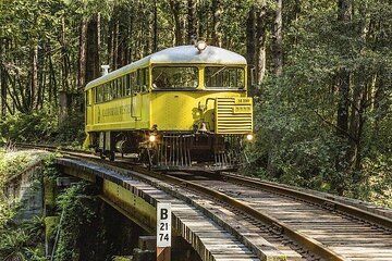 Skunk Train: Pudding Creek Express from Fort Bragg