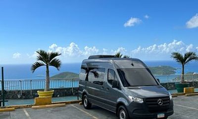 Private St. Thomas One Way Luxury Mercedes Van Limousine Service