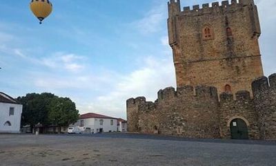 Balloon Flight at Sunrise in Bragança