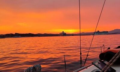 Sunset Cruise in Corfu Old Town on a luxury Catamaran