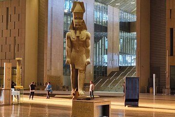 Grand Egyptian Museum Pyramids Sphinx & Bazaar Or Nile Felucca